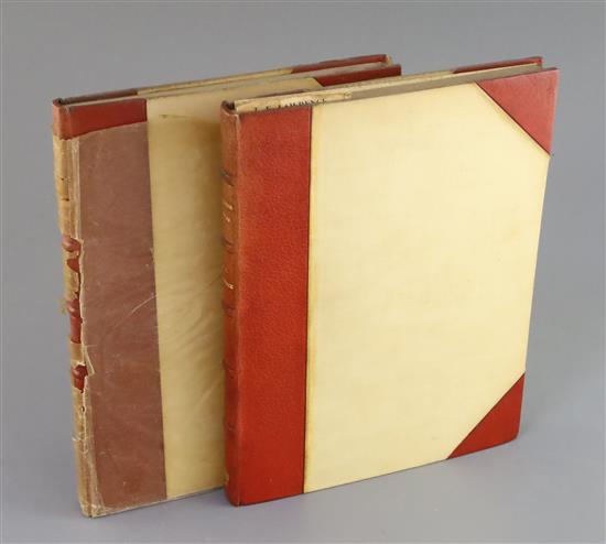 Golden Cockerel Press - Lawrence, Thomas Edward - Crusader Castles, one of 1000, 2 vols, original half